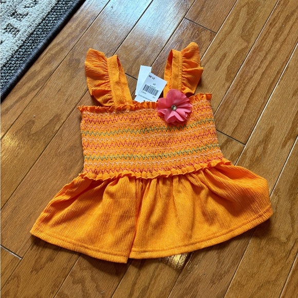 •5 for 20• Goodlad Cutie Ruffled Tank Top Girl Size 2T - Picture 1 of 3